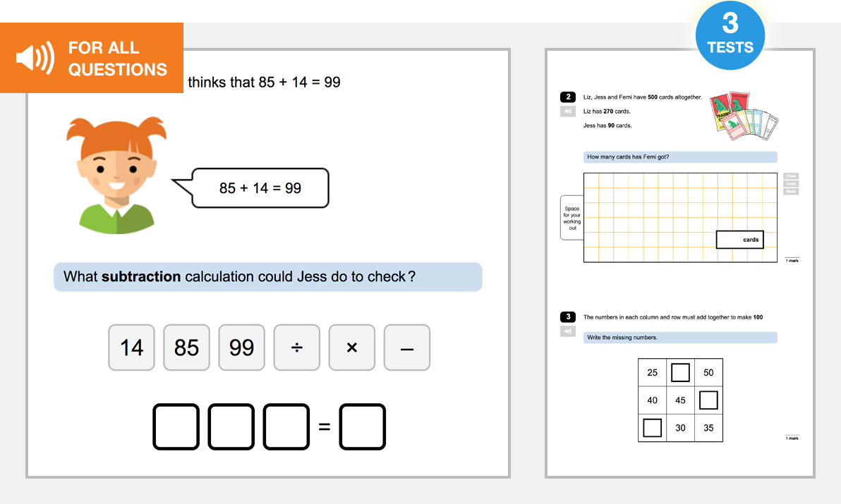 Year 3 Addition and Subtraction End-of-Unit Assessment