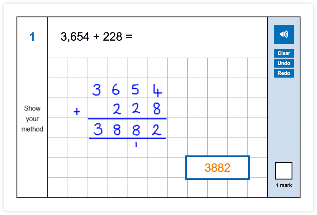 Year 4 Baseline Maths Assessment